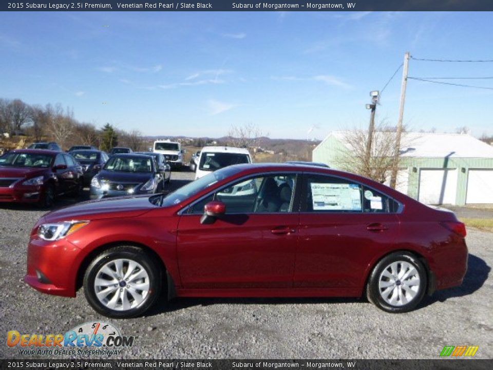 2015 Subaru Legacy 2.5i Premium Venetian Red Pearl / Slate Black Photo #4