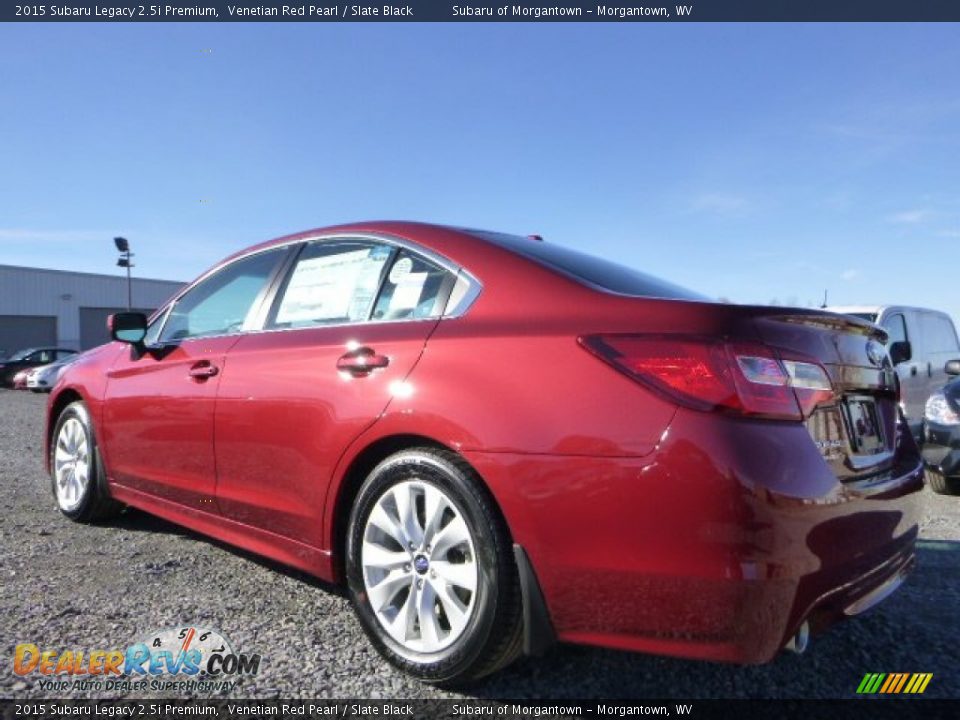 2015 Subaru Legacy 2.5i Premium Venetian Red Pearl / Slate Black Photo #5