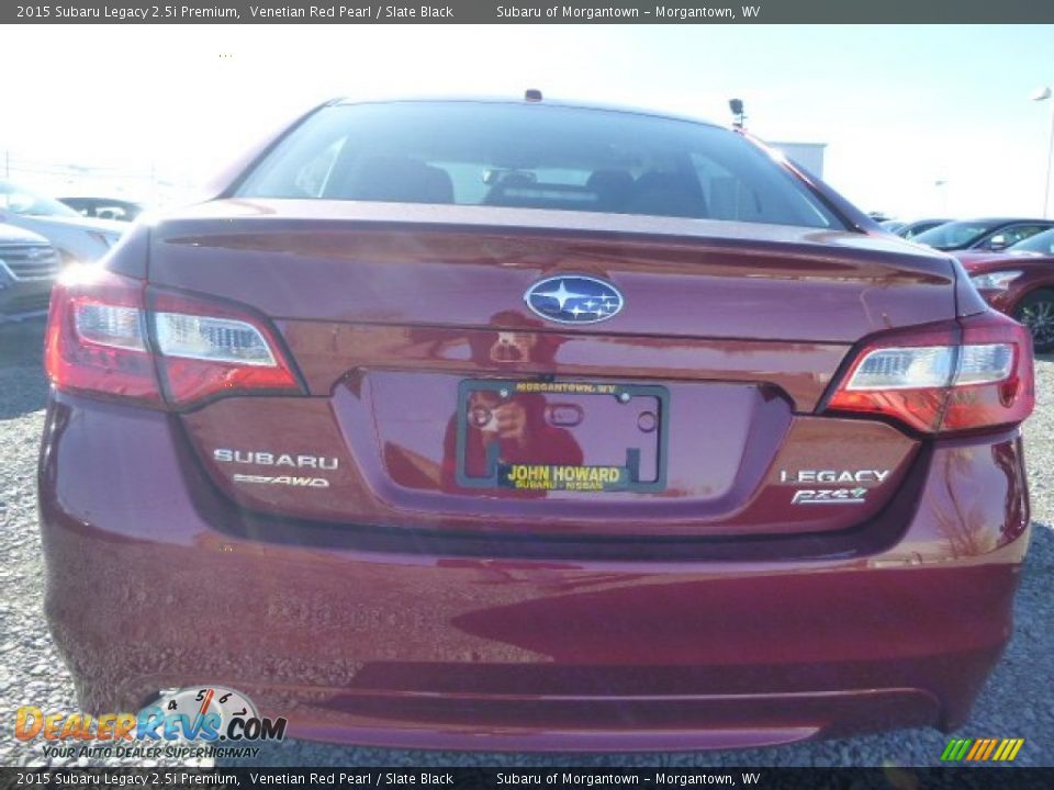 2015 Subaru Legacy 2.5i Premium Venetian Red Pearl / Slate Black Photo #6