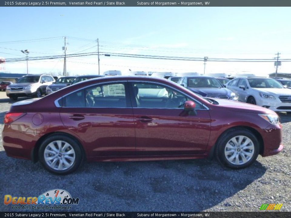 2015 Subaru Legacy 2.5i Premium Venetian Red Pearl / Slate Black Photo #7