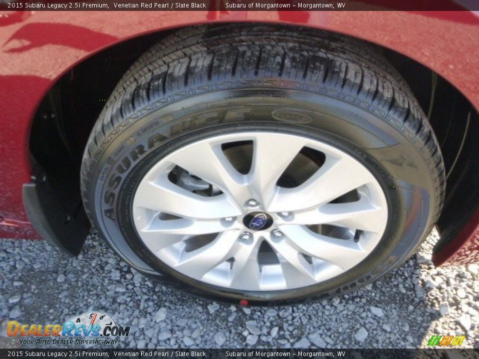2015 Subaru Legacy 2.5i Premium Venetian Red Pearl / Slate Black Photo #8