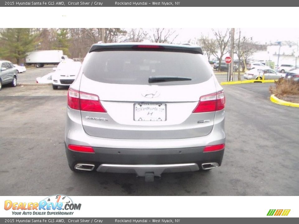 2015 Hyundai Santa Fe GLS AWD Circuit Silver / Gray Photo #2