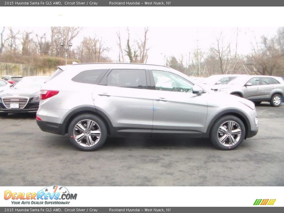 2015 Hyundai Santa Fe GLS AWD Circuit Silver / Gray Photo #3