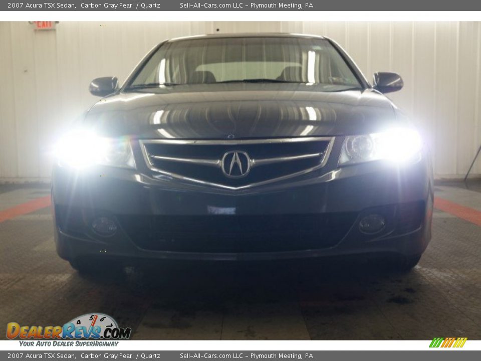 2007 Acura TSX Sedan Carbon Gray Pearl / Quartz Photo #4