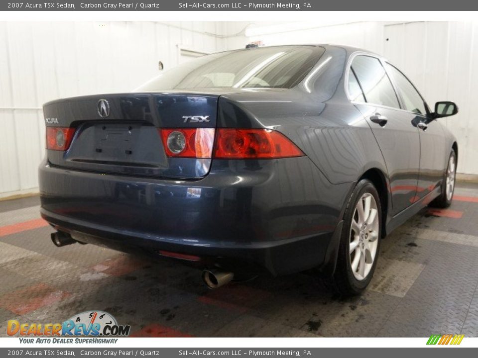 2007 Acura TSX Sedan Carbon Gray Pearl / Quartz Photo #8
