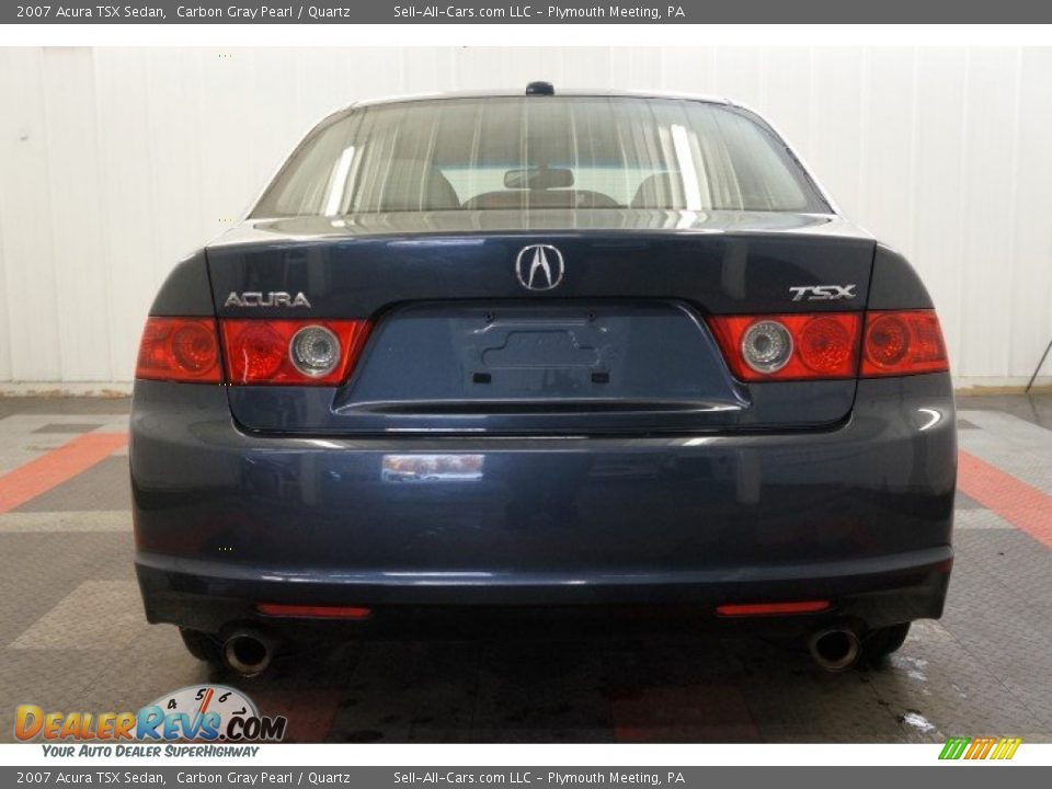 2007 Acura TSX Sedan Carbon Gray Pearl / Quartz Photo #9