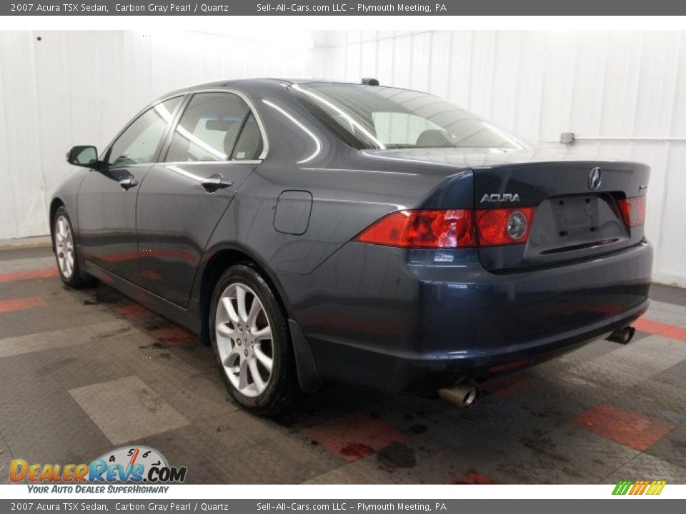 2007 Acura TSX Sedan Carbon Gray Pearl / Quartz Photo #10