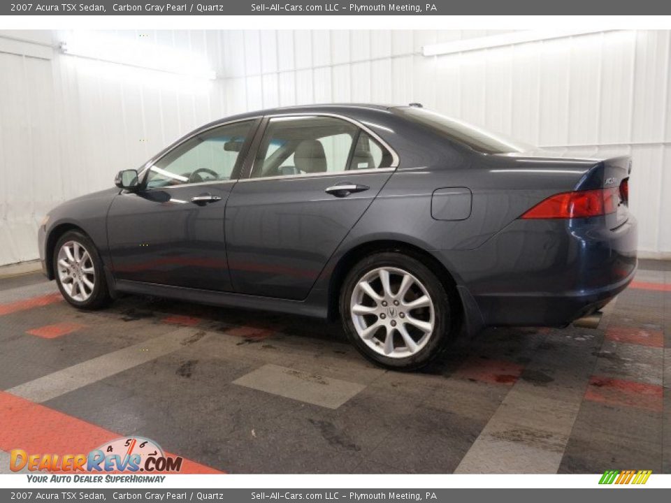 2007 Acura TSX Sedan Carbon Gray Pearl / Quartz Photo #11
