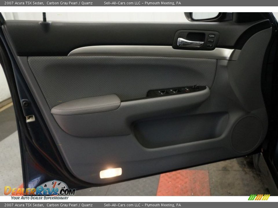 2007 Acura TSX Sedan Carbon Gray Pearl / Quartz Photo #12