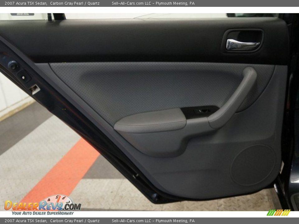 2007 Acura TSX Sedan Carbon Gray Pearl / Quartz Photo #15