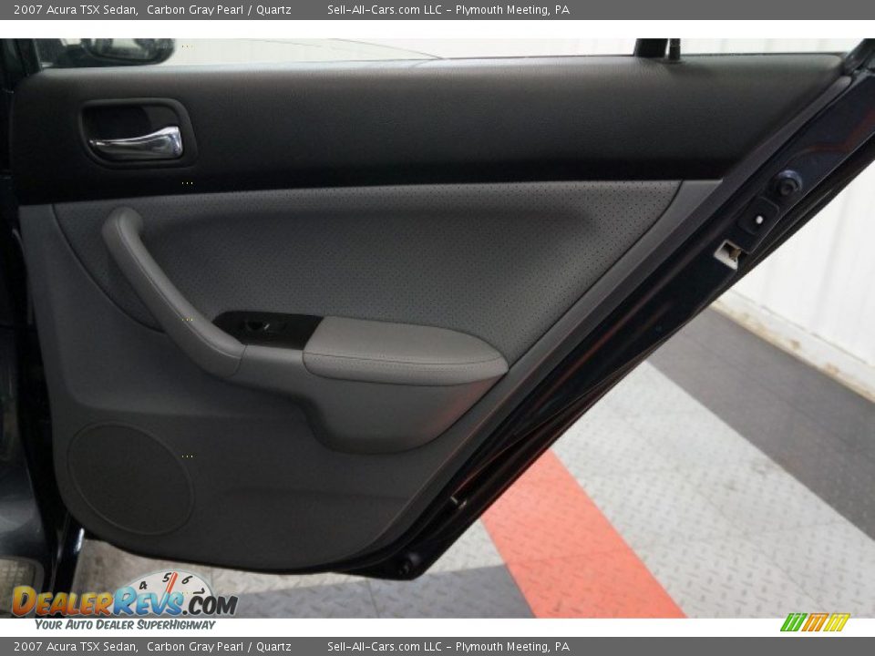 2007 Acura TSX Sedan Carbon Gray Pearl / Quartz Photo #16