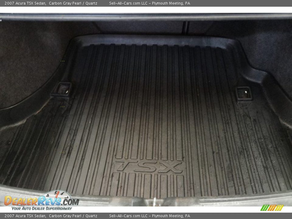 2007 Acura TSX Sedan Carbon Gray Pearl / Quartz Photo #18