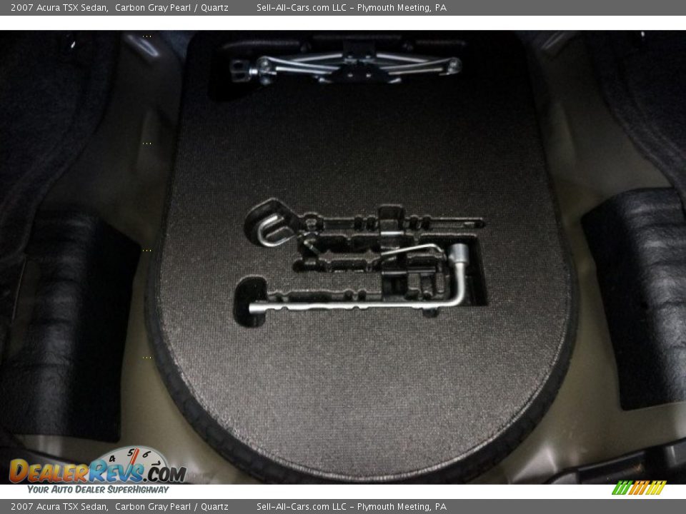 2007 Acura TSX Sedan Carbon Gray Pearl / Quartz Photo #19