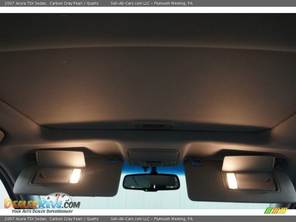 2007 Acura TSX Sedan Carbon Gray Pearl / Quartz Photo #21