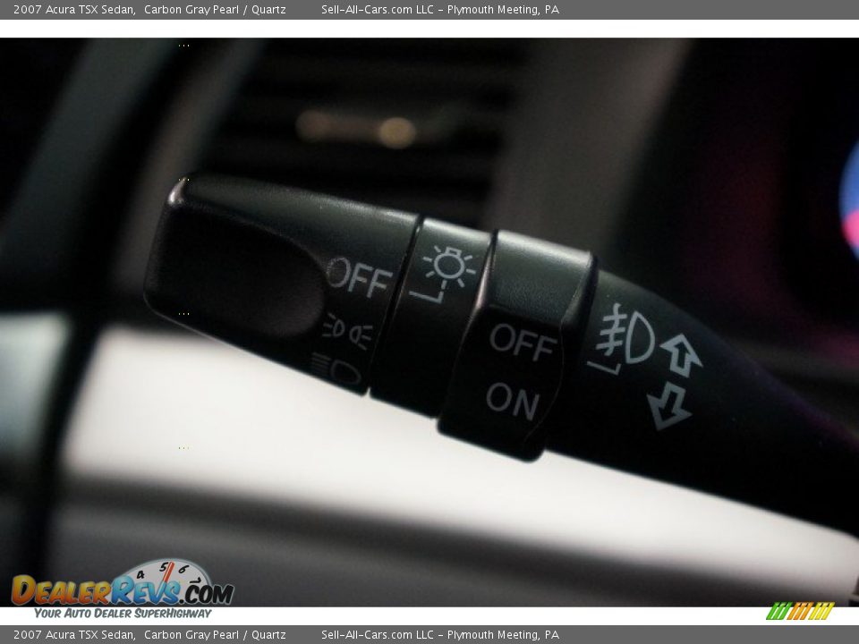 2007 Acura TSX Sedan Carbon Gray Pearl / Quartz Photo #24