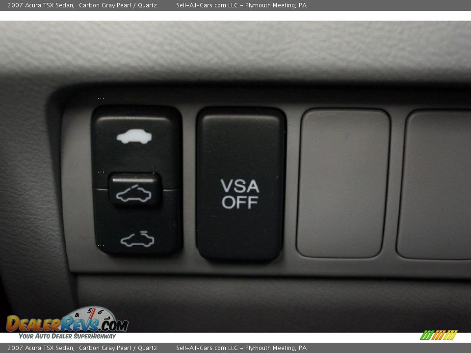 2007 Acura TSX Sedan Carbon Gray Pearl / Quartz Photo #26
