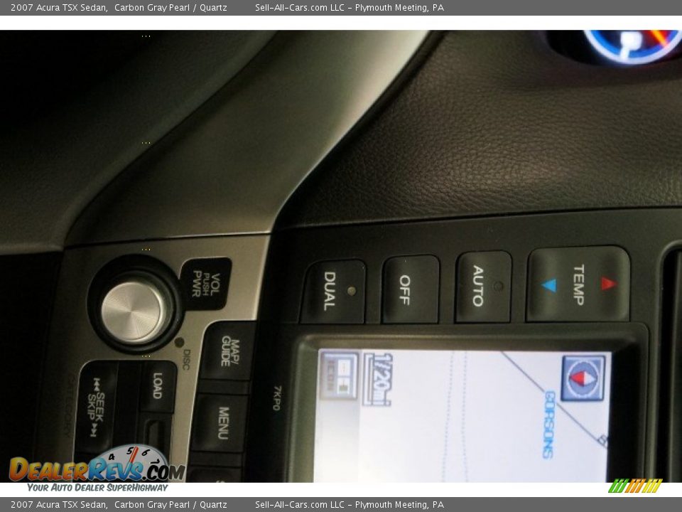 2007 Acura TSX Sedan Carbon Gray Pearl / Quartz Photo #30