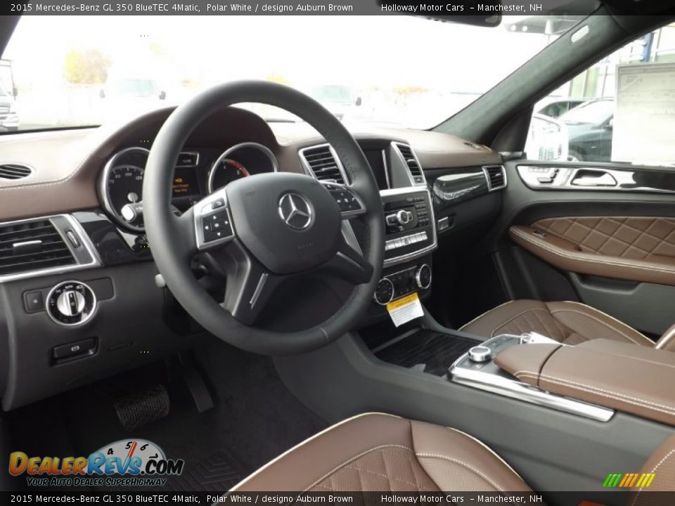designo Auburn Brown Interior - 2015 Mercedes-Benz GL 350 BlueTEC 4Matic Photo #14