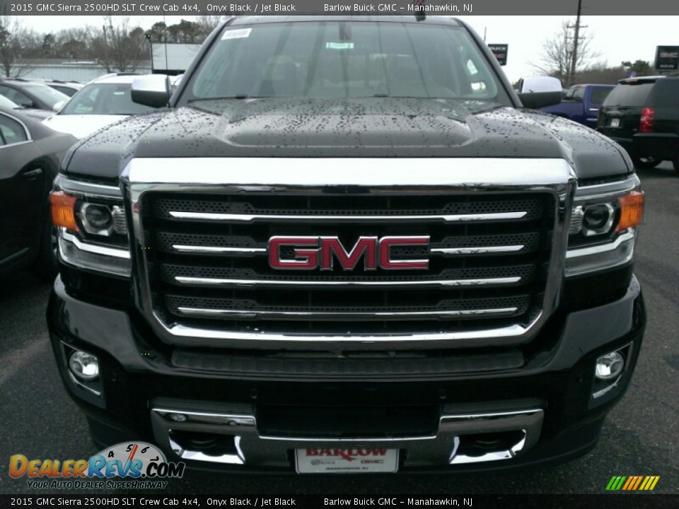 2015 GMC Sierra 2500HD SLT Crew Cab 4x4 Onyx Black / Jet Black Photo #2
