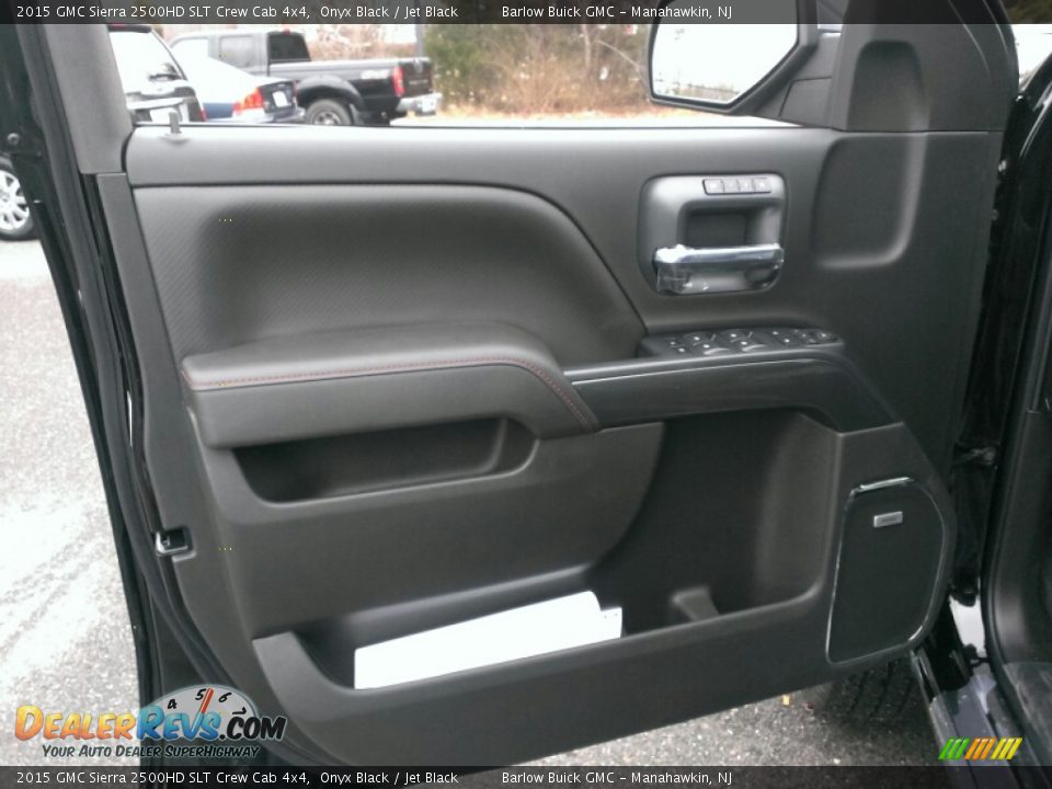 2015 GMC Sierra 2500HD SLT Crew Cab 4x4 Onyx Black / Jet Black Photo #7