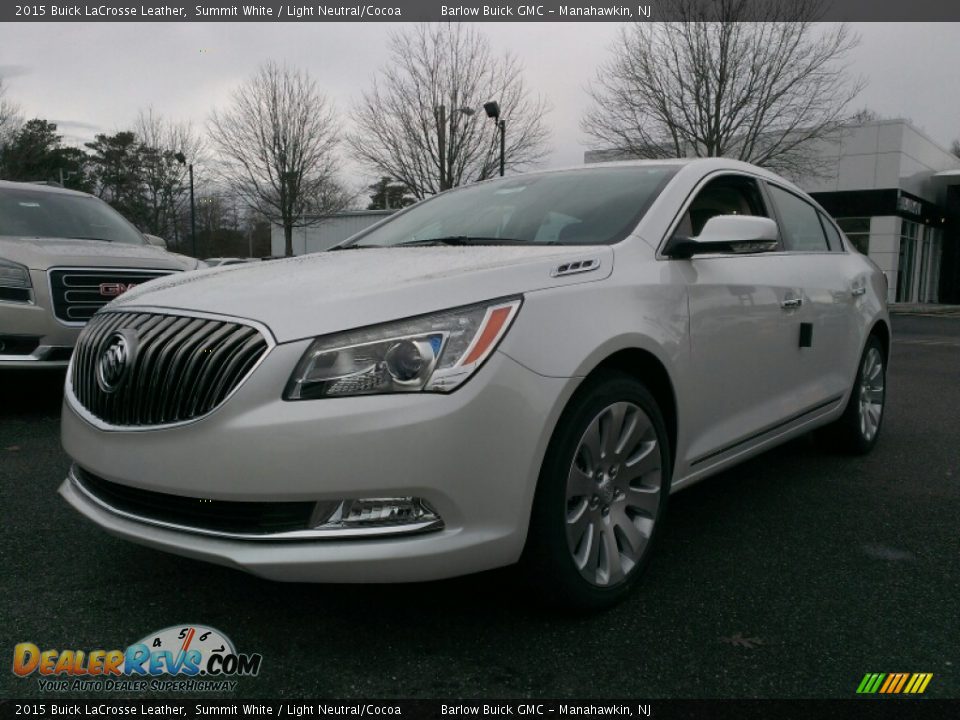 2015 Buick LaCrosse Leather Summit White / Light Neutral/Cocoa Photo #1