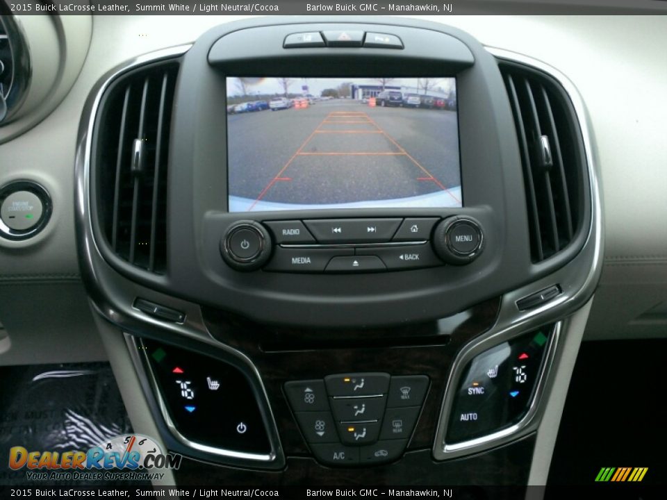 2015 Buick LaCrosse Leather Summit White / Light Neutral/Cocoa Photo #10