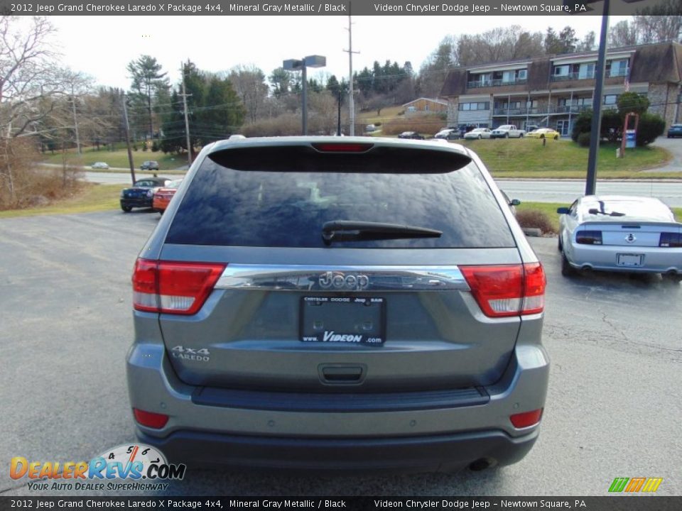 2012 Jeep Grand Cherokee Laredo X Package 4x4 Mineral Gray Metallic / Black Photo #4