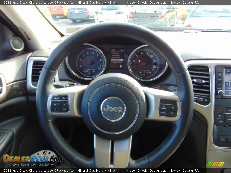2012 Jeep Grand Cherokee Laredo X Package 4x4 Mineral Gray Metallic / Black Photo #22