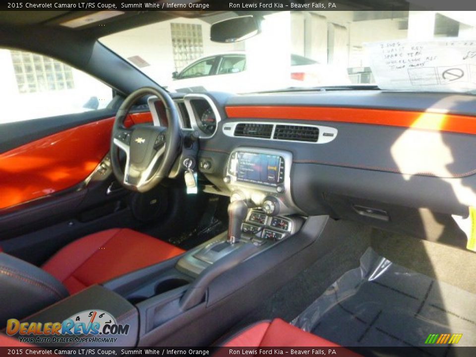 Dashboard of 2015 Chevrolet Camaro LT/RS Coupe Photo #12