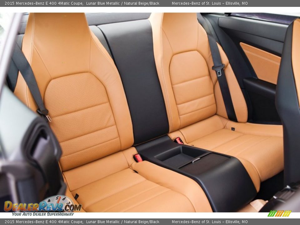 Rear Seat of 2015 Mercedes-Benz E 400 4Matic Coupe Photo #14