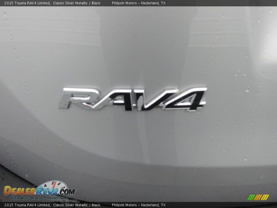 2015 Toyota RAV4 Limited Classic Silver Metallic / Black Photo #14