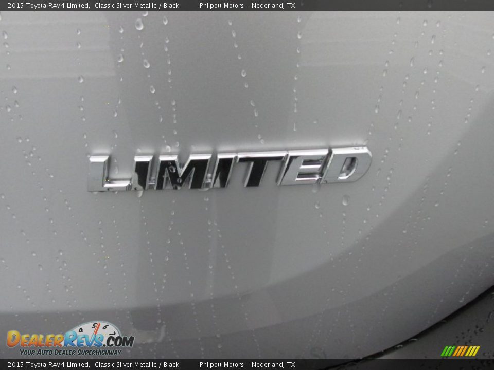 2015 Toyota RAV4 Limited Classic Silver Metallic / Black Photo #15