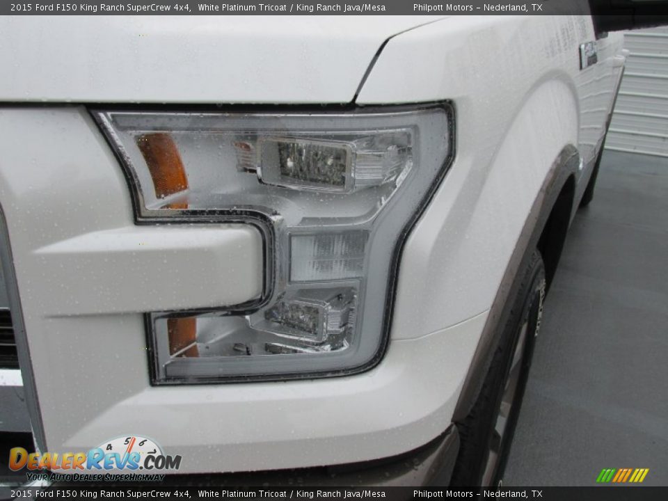 2015 Ford F150 King Ranch SuperCrew 4x4 White Platinum Tricoat / King Ranch Java/Mesa Photo #9