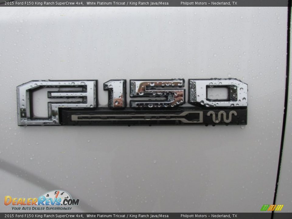 2015 Ford F150 King Ranch SuperCrew 4x4 White Platinum Tricoat / King Ranch Java/Mesa Photo #13
