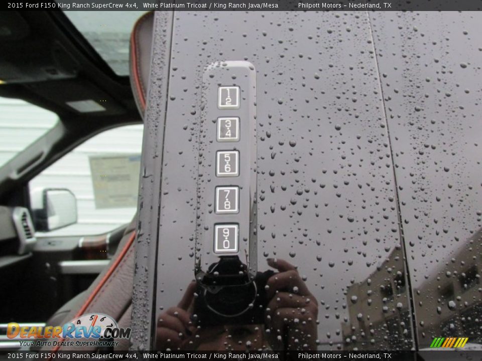 2015 Ford F150 King Ranch SuperCrew 4x4 White Platinum Tricoat / King Ranch Java/Mesa Photo #16