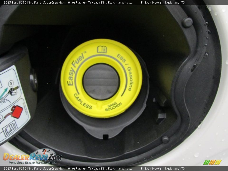 2015 Ford F150 King Ranch SuperCrew 4x4 White Platinum Tricoat / King Ranch Java/Mesa Photo #17