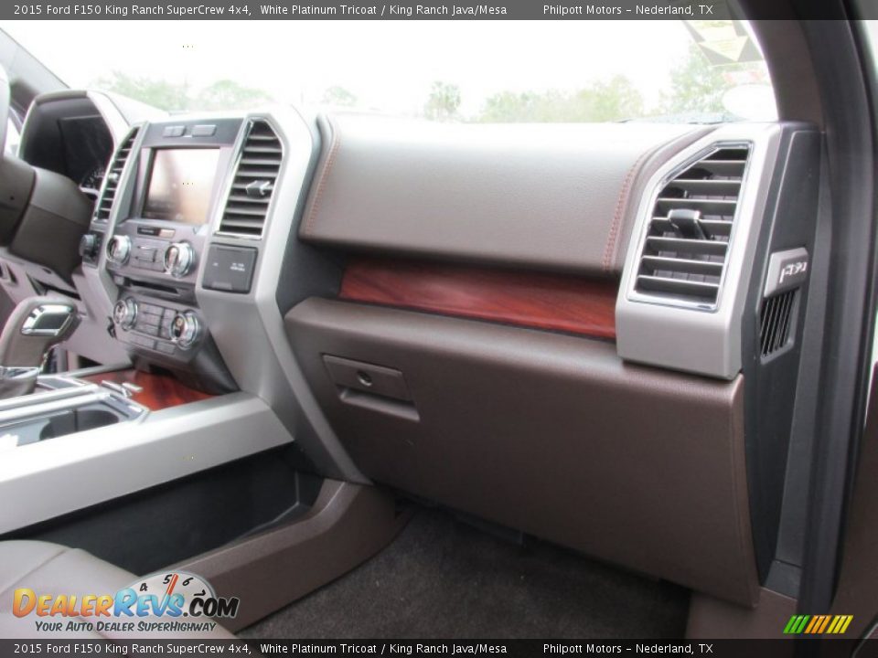 Dashboard of 2015 Ford F150 King Ranch SuperCrew 4x4 Photo #23