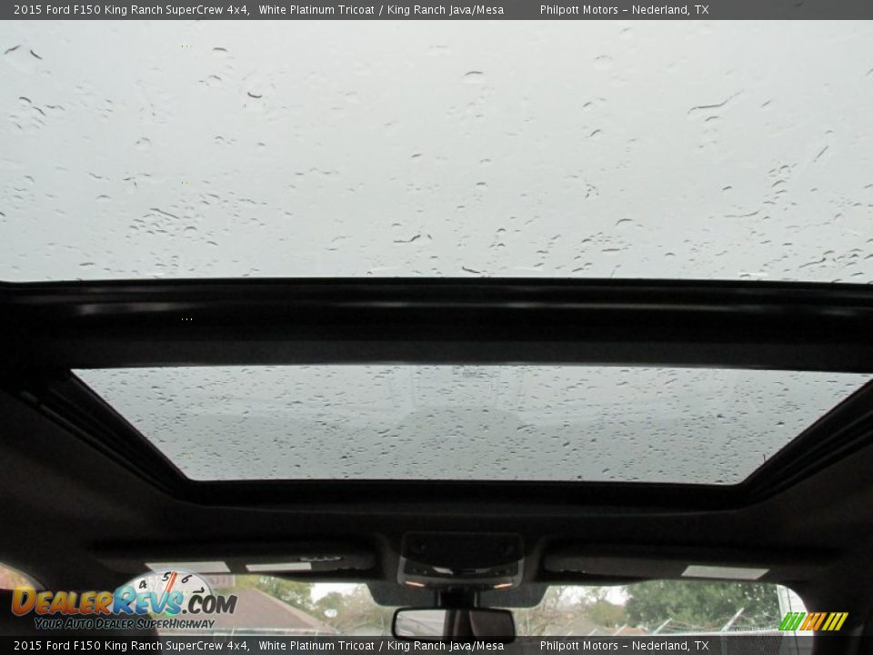 Sunroof of 2015 Ford F150 King Ranch SuperCrew 4x4 Photo #30