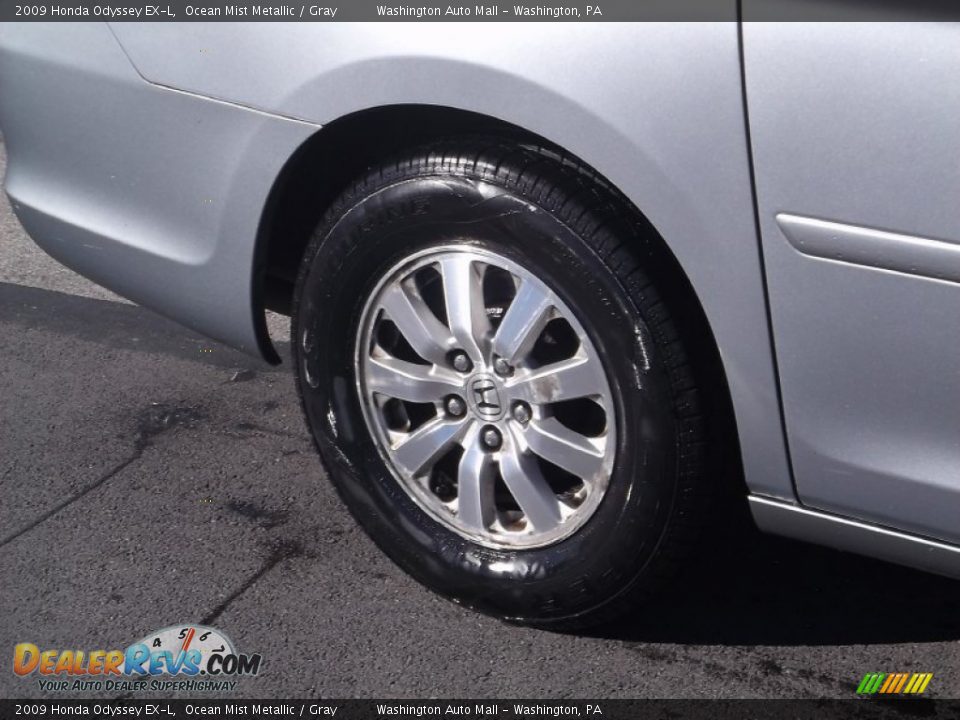 2009 Honda Odyssey EX-L Ocean Mist Metallic / Gray Photo #3
