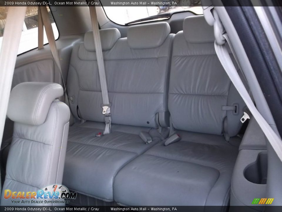 2009 Honda Odyssey EX-L Ocean Mist Metallic / Gray Photo #18