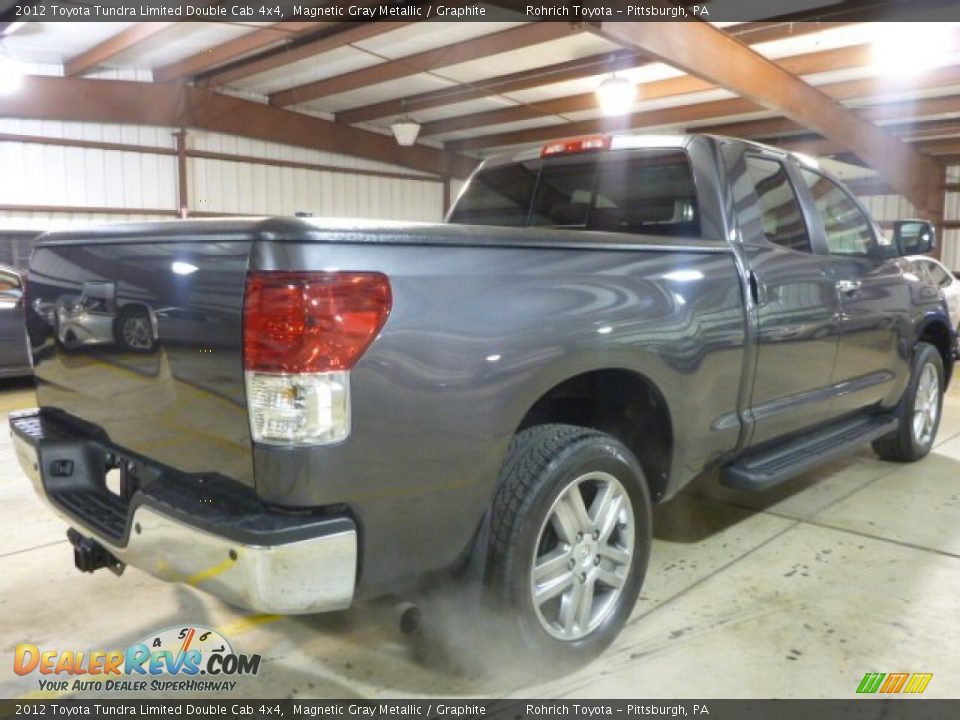 2012 Toyota Tundra Limited Double Cab 4x4 Magnetic Gray Metallic / Graphite Photo #15