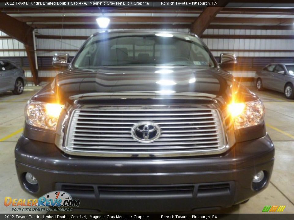 2012 Toyota Tundra Limited Double Cab 4x4 Magnetic Gray Metallic / Graphite Photo #19