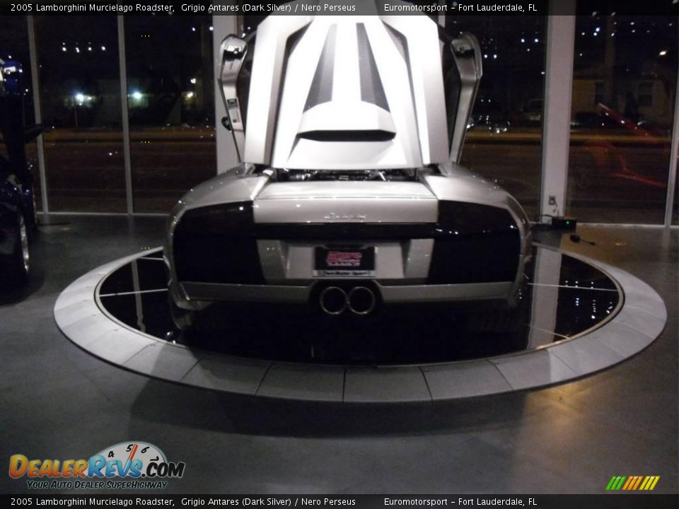 2005 Lamborghini Murcielago Roadster Grigio Antares (Dark Silver) / Nero Perseus Photo #22