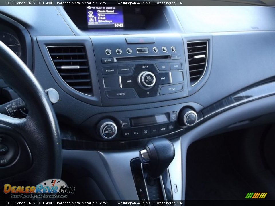 2013 Honda CR-V EX-L AWD Polished Metal Metallic / Gray Photo #14