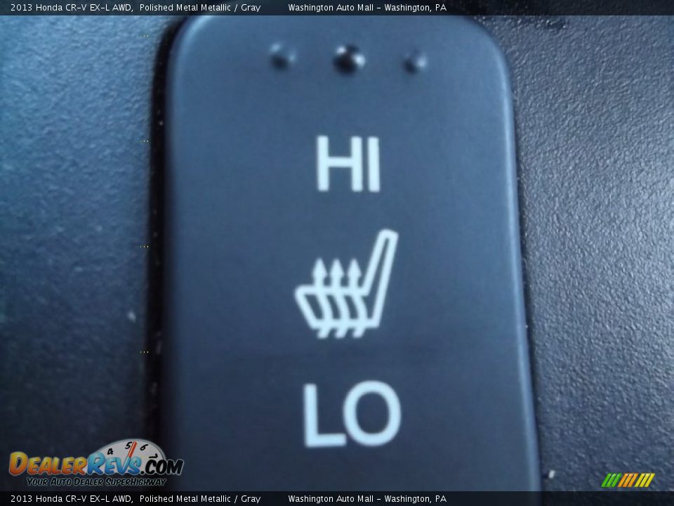 2013 Honda CR-V EX-L AWD Polished Metal Metallic / Gray Photo #16