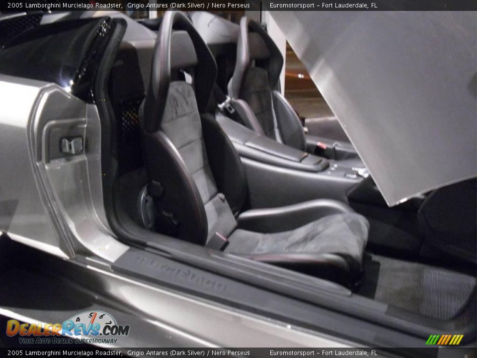 2005 Lamborghini Murcielago Roadster Grigio Antares (Dark Silver) / Nero Perseus Photo #45