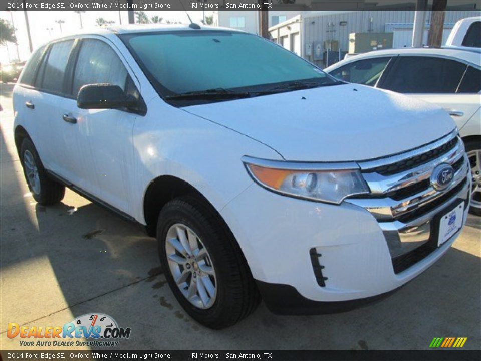 2014 Ford Edge SE Oxford White / Medium Light Stone Photo #1