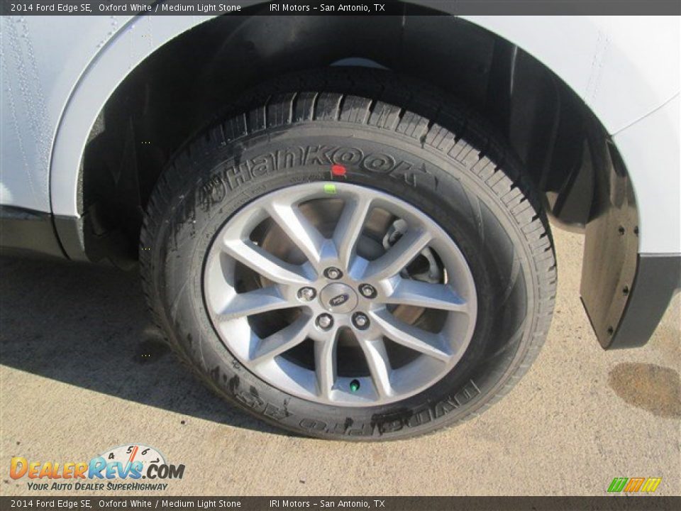 2014 Ford Edge SE Oxford White / Medium Light Stone Photo #4