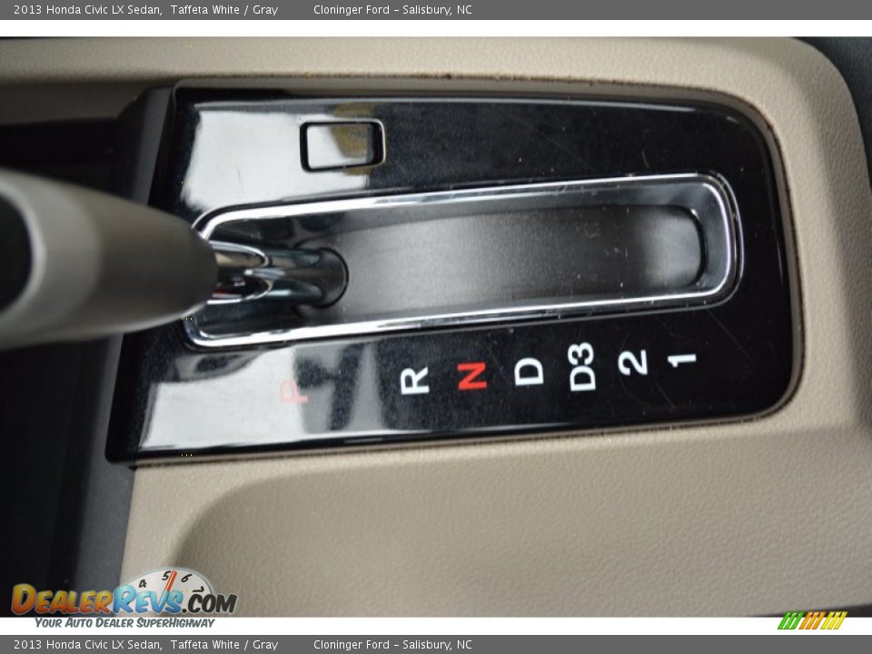 2013 Honda Civic LX Sedan Taffeta White / Gray Photo #21