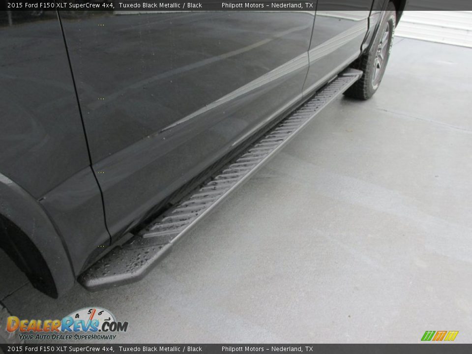 2015 Ford F150 XLT SuperCrew 4x4 Tuxedo Black Metallic / Black Photo #12